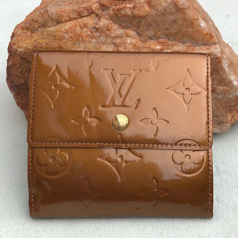 COPY - Louis Vuitton Monogram Vernis Porte Mannaie Billets Cartes Wallet AUTHEN…